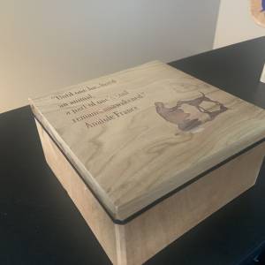 Custom Hardwood Urn